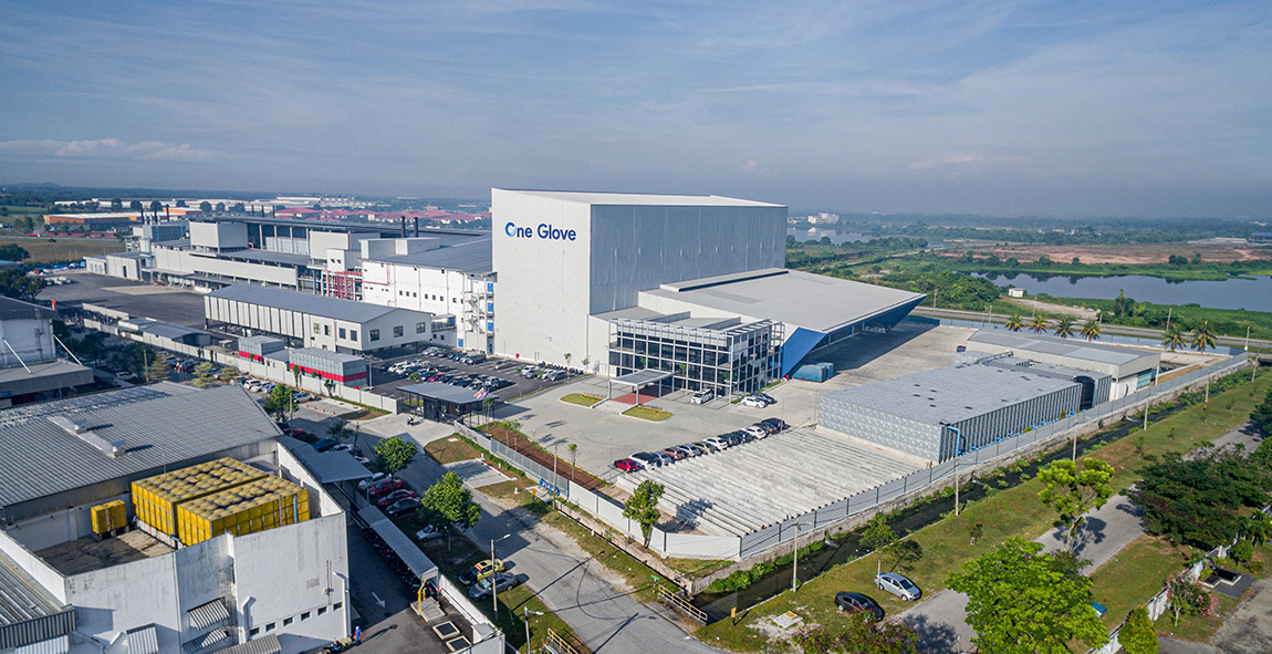 Aerial view of the One Glove plant
