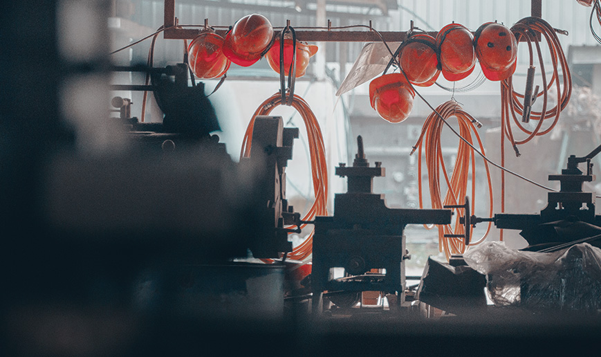 PMW production line with hanging equipment