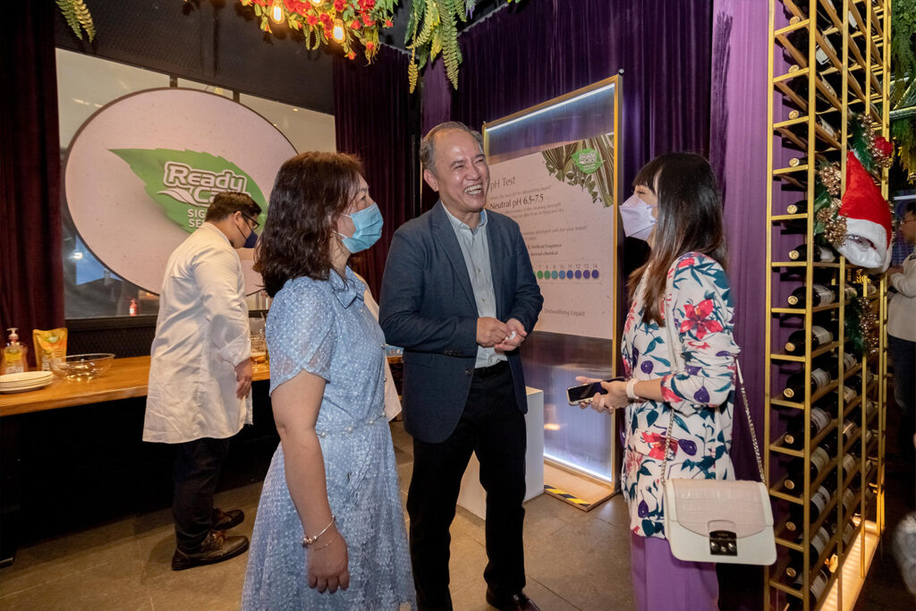 Guests talk at the ReadyCare Signature launch